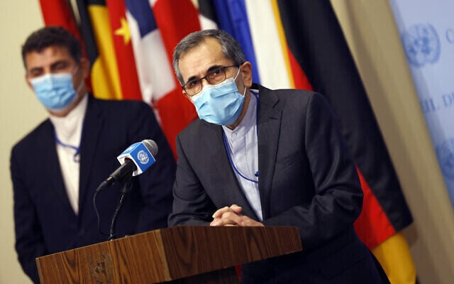 Iran's envoy to the UN Majid Takht Ravanchi (Photo: AP) Iran's envoy to the UN Majid Takht Ravanchi