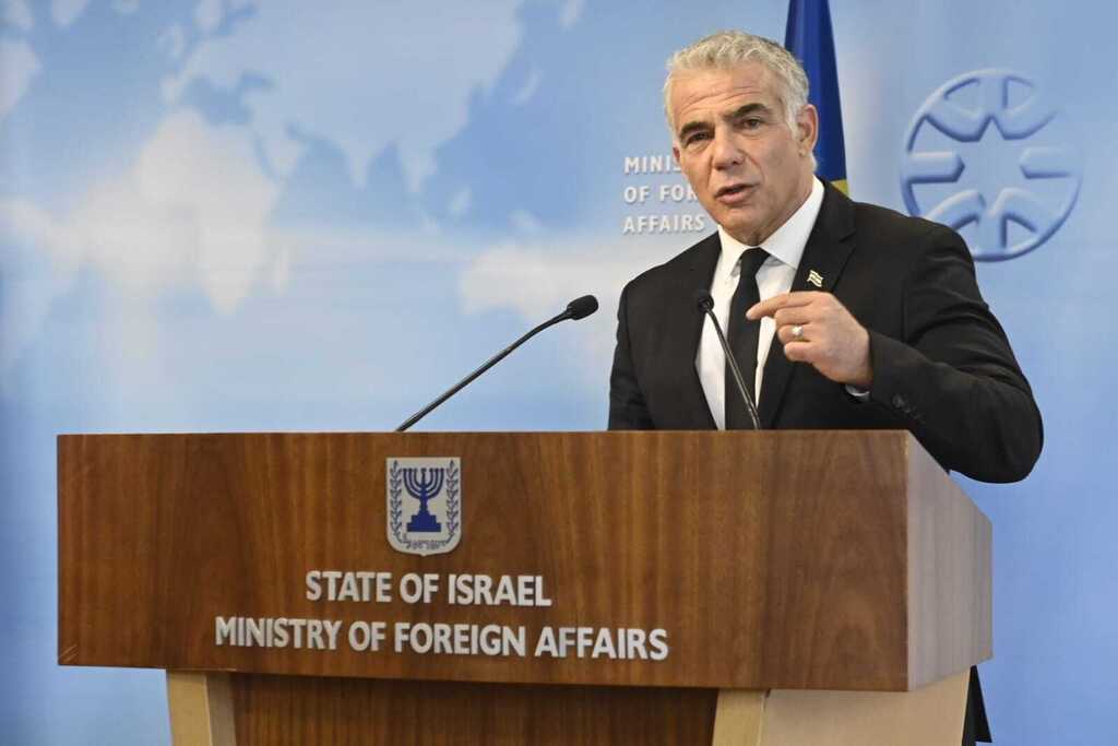 יאיר לפיד מארח את שרת החוץ של שבדיה הגברת אן לינדה