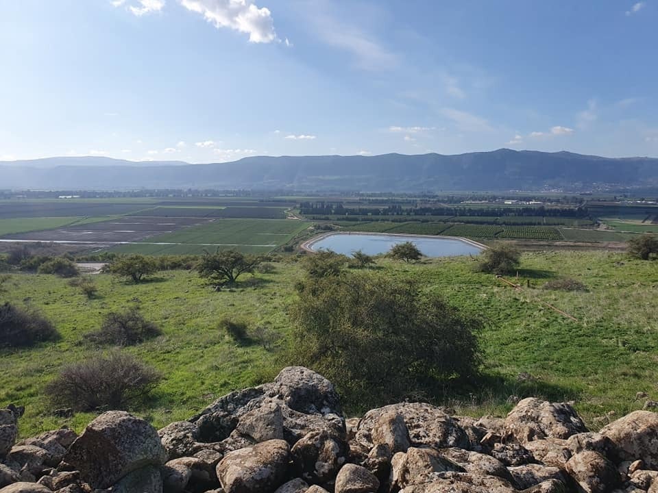 האזור שבו דולמנים רבים (צילום: אסף קמר) האזור שבו דולמנים רבים