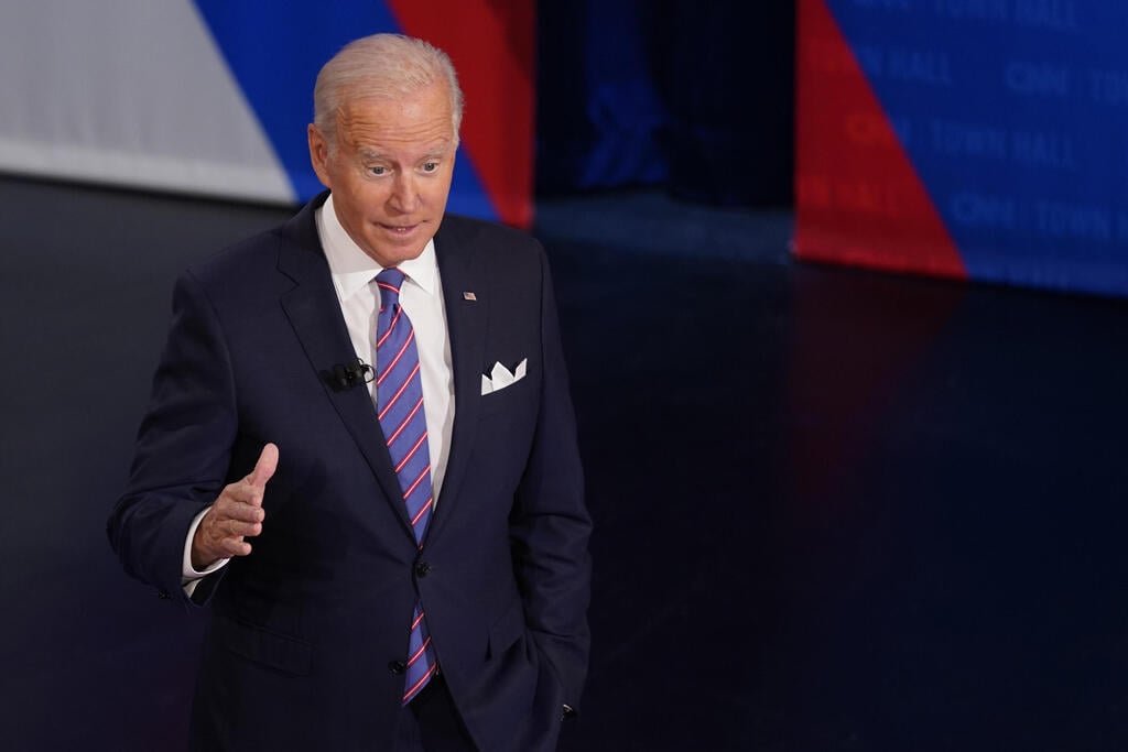 US President Joe Biden (Photo: AP) ג'ו ביידן אירוע CNN