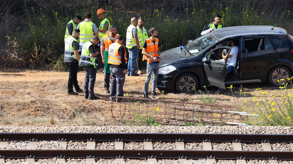 זירת האירוע (צילום: יריב כץ ) זירת האירוע