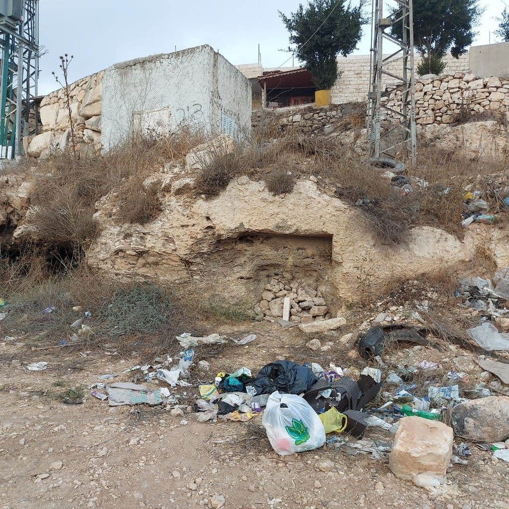 צילום: יואב זיתון בית הקברות שהתגלה