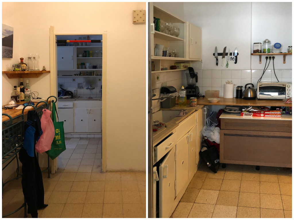 דירה קטנה בתל אביב לפני