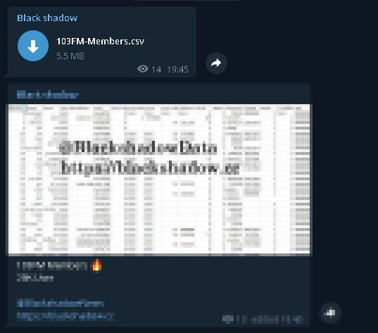 The leaked medical records of some 290,000 Israelis on Telegram מסמכים שהודלפו ממכון מור ורדיו 103FM