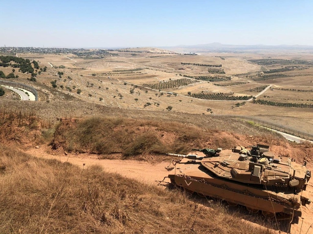 Israeli-Syrian border צפון רמת הגולן