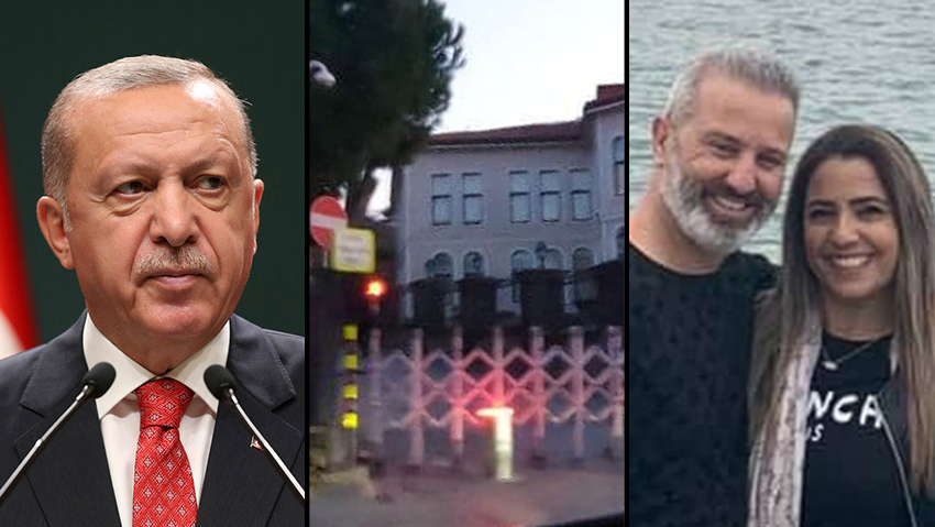 בני הזוג, ארמון הנשיא וארדואן (צילום: AP) בית ארדואן בטורקיה