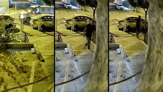 צילומי אבטחה מתעדים את החשוד ברצח בת זוגו בדירתה בבאר שבע דקות לאחר האירוע