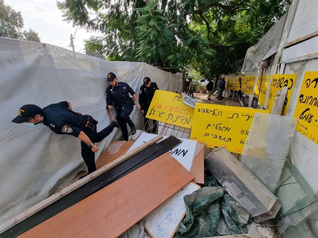 צילום: שאול גולן פינוי שכונת נווה עמל בתל אביב