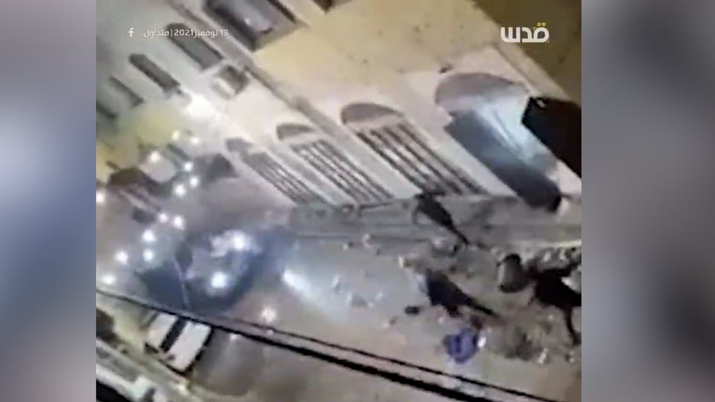 Palestinian Authority security forces clash with militants in the Jenin refugee camp during a military operation to assert their authority there מבצע של הרשות הפלסטינית להשבת המשילות בג'נין