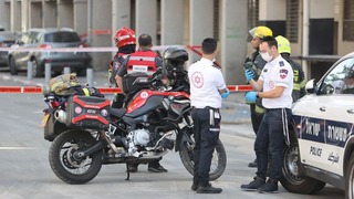 תיעוד מזירת פיצוץ הצינור ברחוב הארבעה בתל אביב