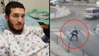 תיעוד של פיגוע הדקירה בשער שכם