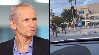 תיעוד מזירת הפיגוע בירושלים, המחבל מנוטרל[