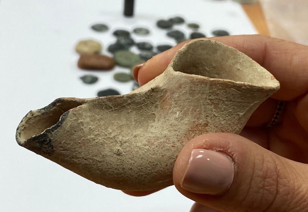 פריטים שנמצאו אצל החשוד (צילום: דוברות המשטרה) פריטים שנמצאו אצל החשוד