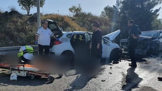 זירת התאונה סמוך לגמזו