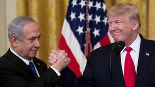 דונלד טראמפ ובנימין נתניהו דונלד טראמפ ובנימין נתניהו