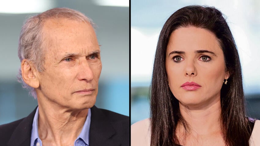 איילת שקד, עמר בר לב (צילום: אבי מועלם, הדר יואביאן) איילת שקד, עמר בר לב