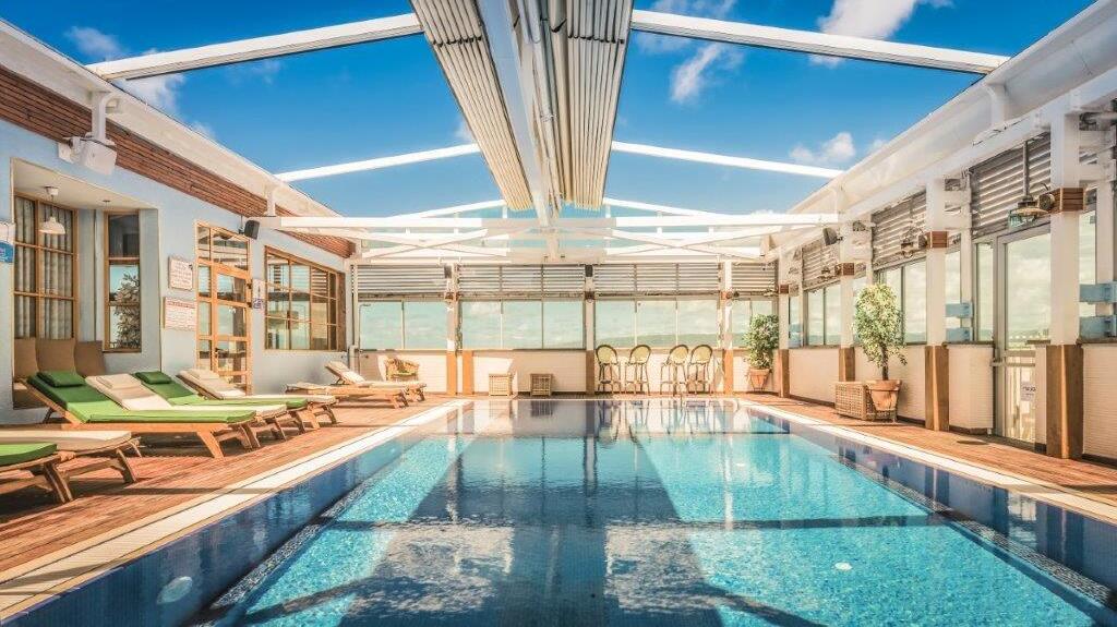 A pool at Casa Boutique Hotel in Nahariya (Photo: Anat Dekel) Casa pool