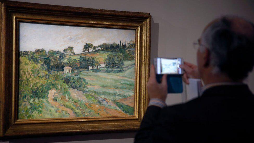 Cézanne's Paysage originally owned by a German Jewish couple, forced to flee the Nazis