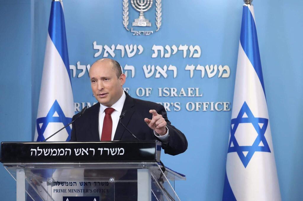 Prime Minister Naftali Bennett (Photo: Marc Israel Sellem) נפתלי בנט בהצהרה לתקשורת בנושא נגיף האומיקרון