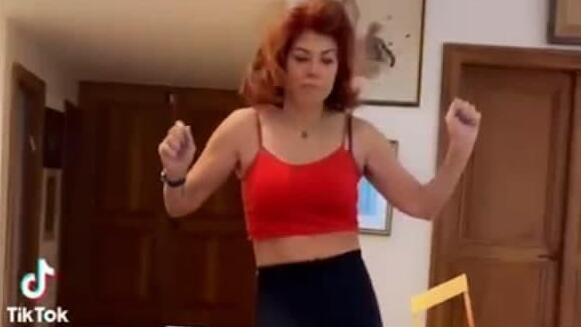 Screengrab of Judy Shalom Nir-Mozes dancing on TikTok (Photo: TikTok) ג'ודי ניר מוזס בסרטון בטיקטוק