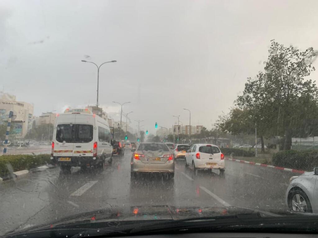 גשם באשדוד