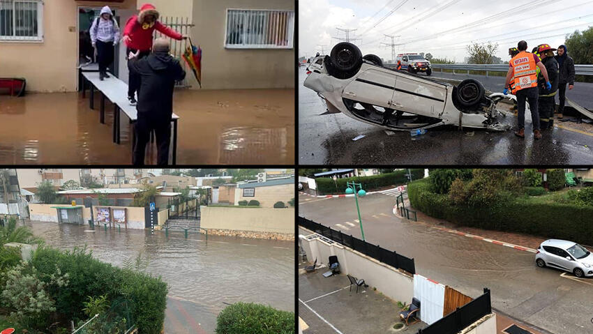 Israel sees extensive damage throughout the country as Carmel storm enters its second day 
