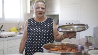 אירחה בביתה את נשיא המדינה. שולה כנפו