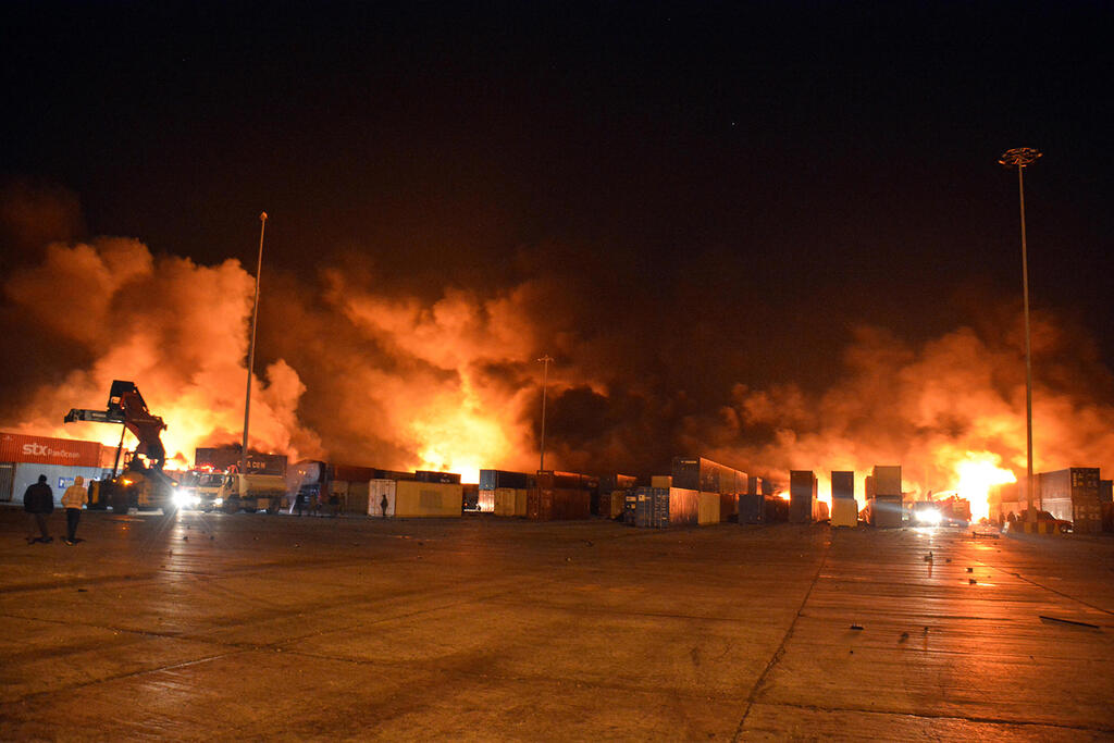 Israeli attacks in Syria (Photo: EPA) תיעוד מתקיפת צה''ל בסוריה