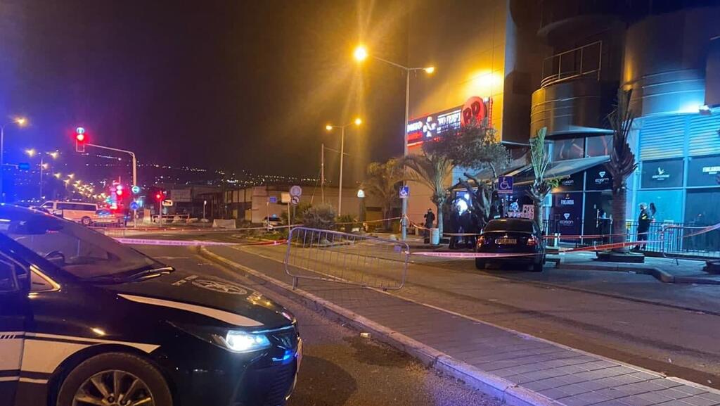 צילום: דוברות המשטרה זירת האירוע בחיפה
