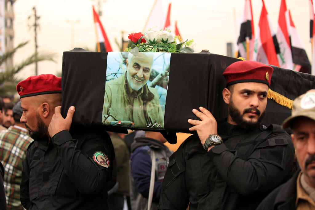 שנתיים לחיסול קאסם סולימאני עצרת בגדד עיראק