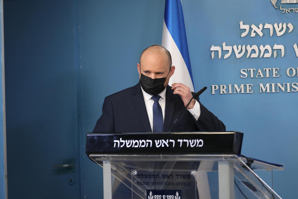 נפתלי בנט במסיבת עיתונאים