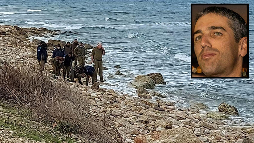 ארז שחייני וזירת התרסקות המסוק בחיפה (צילום: יואב זיתון) זירת התרסקות המסוק בחיפה
