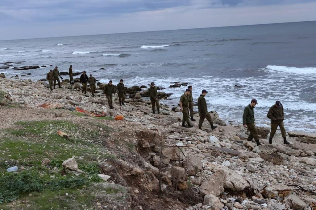 זירת התרסקות המסוק בחיפה (צילום: גיל נחושתן) זירת התרסקות המסוק בחיפה