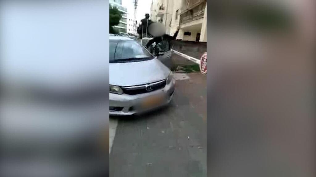 הגבר התוקף אבן נזרקה על קשישה בזמן ויכוח על חניה