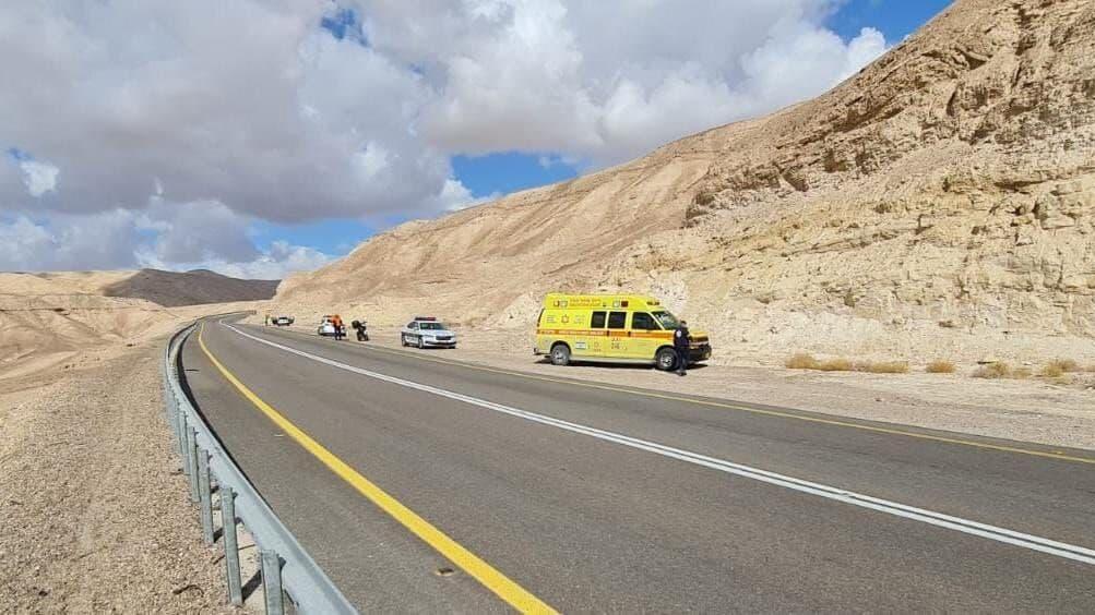 צילום: תיעוד מבצעי מד"א הזירה בכביש 25