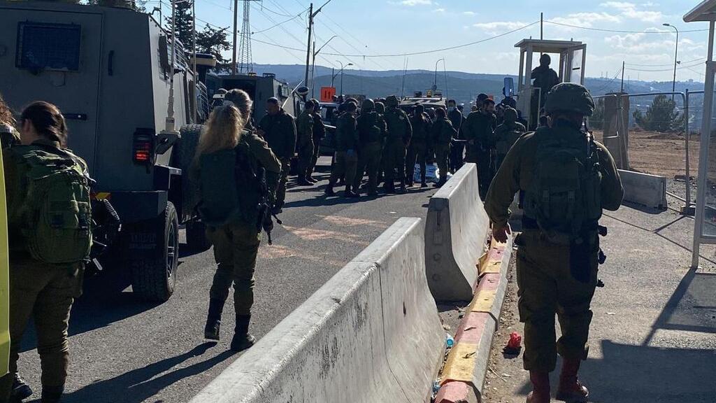 צילום: יוסף מזרחי, TPS זירת האירוע בגוש עציון