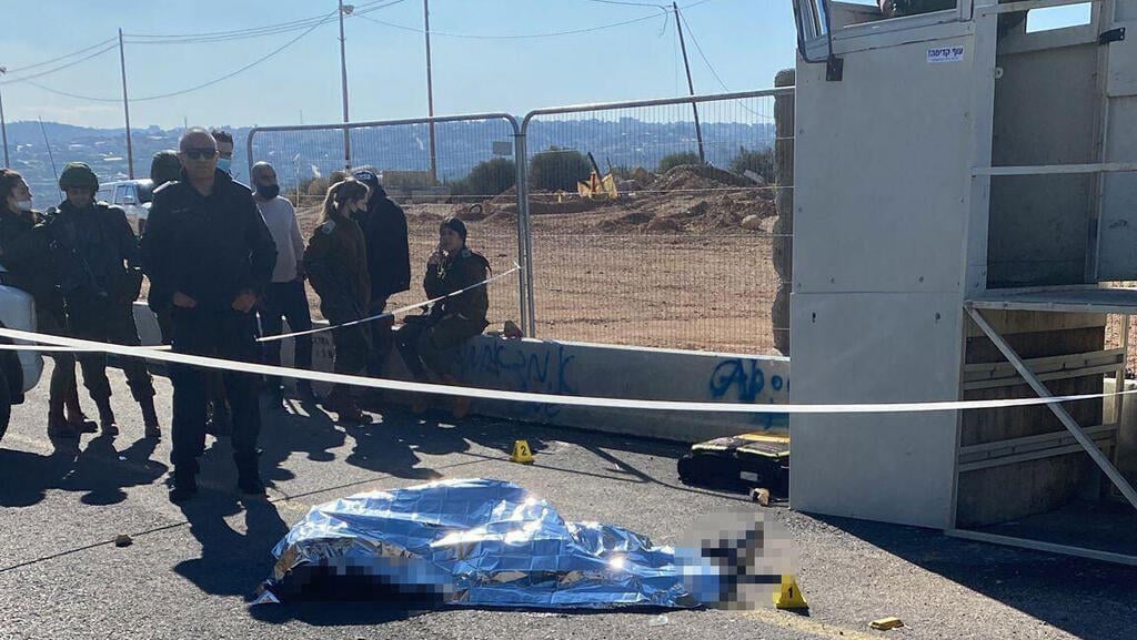 צילום: יוסף מזרחי, TPS זירת האירוע בגוש עציון