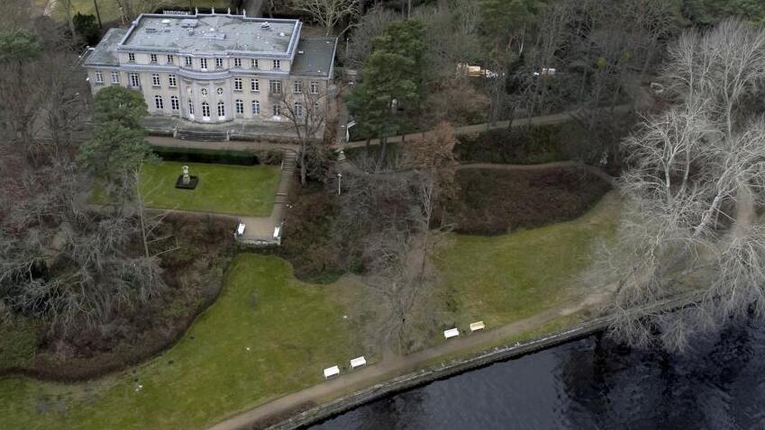 The 'Haus der Wannseekonferenz' (House of the Wannsee Conference) is pictured in Berlin, Germany,