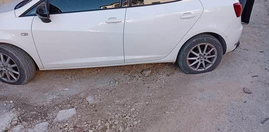 צמיגים מנוקבים פשע שנאה יהודי בכפר קירה