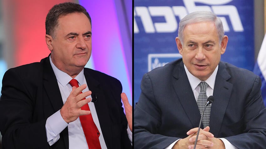 מאיץ את ההכנות ליום שאחרי נתניהו. ישראל כץ (צילום: אלכס קולמויסקי , משה מזרחי ) ישראל כץ ראיון אולפן בנימין נתניהו ישיבת סיעה הכותרת