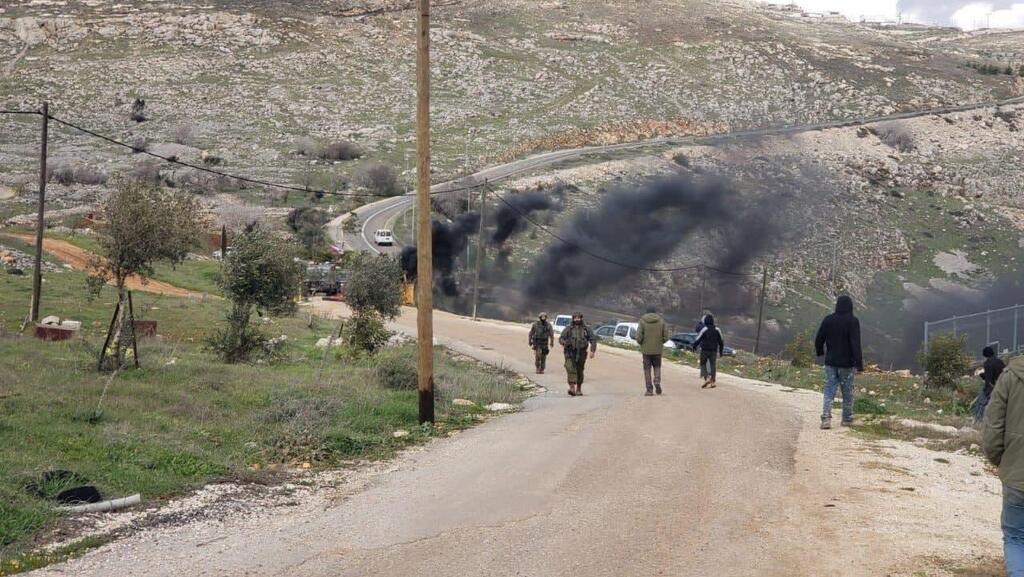 גבעת רונן. ארכיון (צילום: דוברות המשטרה) לוחם מג"ב נפצע מגז מדמיע שנזרק ע"י מתיישב במאחז גבעת רונן