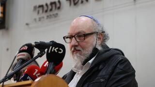 יונתן פולארד בהלווית אישתו אסתר פולארד ז"ל