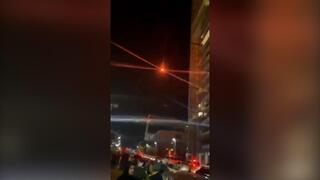 ירי זיקוקים מול ביתו של משה חוגג