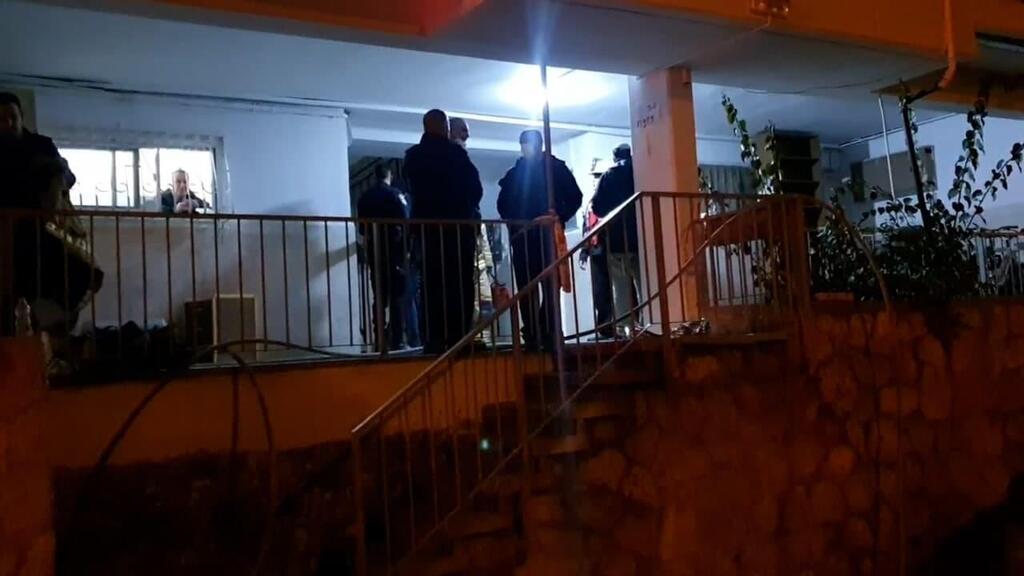 הבניין שבו אירעה השריפה