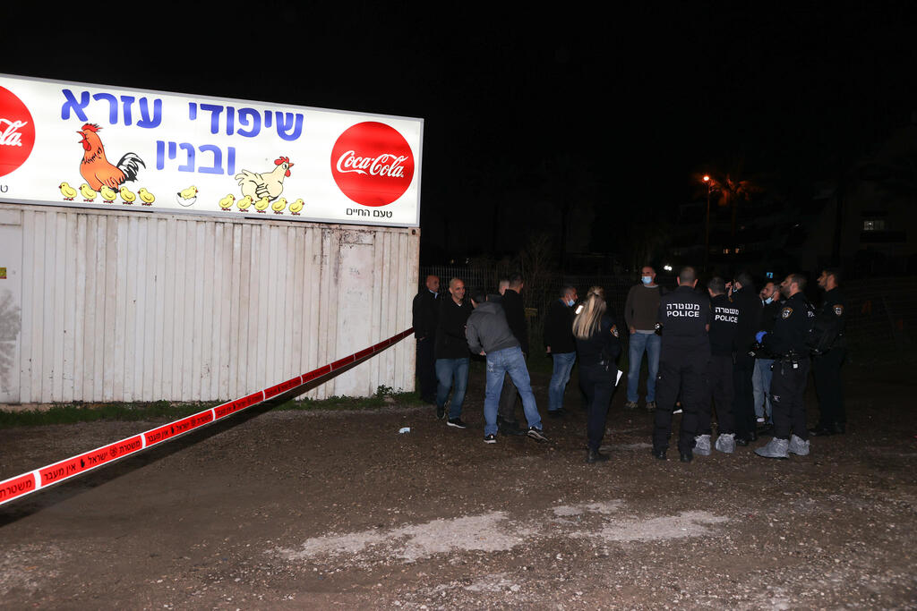 צילום: יריב כץ זירת הדקירה באזור