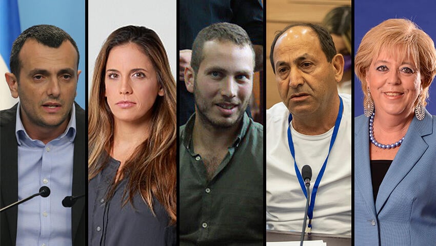 לכולם נפרץ הטלפון. מרים פיירברג, רמי לוי, אבנר נתניהו, קרן טרנר, שי באב"ד (צילום: יובל חן, עמית שאבי, טל שחר, דנב קופל, אלס קולומויסקי) לכולם נפרץ הטלפון. מרים פיירברג, רמי לוי, אבנר נתניהו, קרן טרנר, שי באב"ד