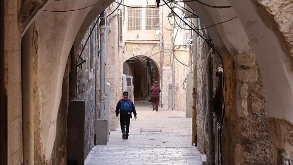 האזור בעיר העתיקה שבו התגורר שיק במשך 30 שנה לפני שבנה בנית ברחוב הנביאים של ימינו
