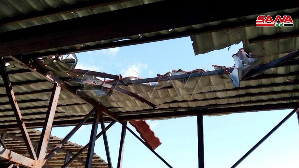 המבנה הממשלתי בקונייטרה בסוריה שנפגע כביכול מתקיפה