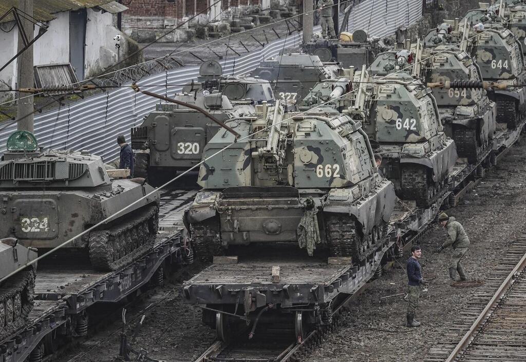 Area of conflict in the Russia-Ukraine border (Photo: EPA) אזור הלחימה בגבול אוקראינה-רוסיה