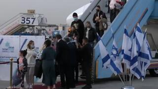 קבלת פנים לעולים החדשים מאוקראינה בטקס של משרד העלייה והקליטה